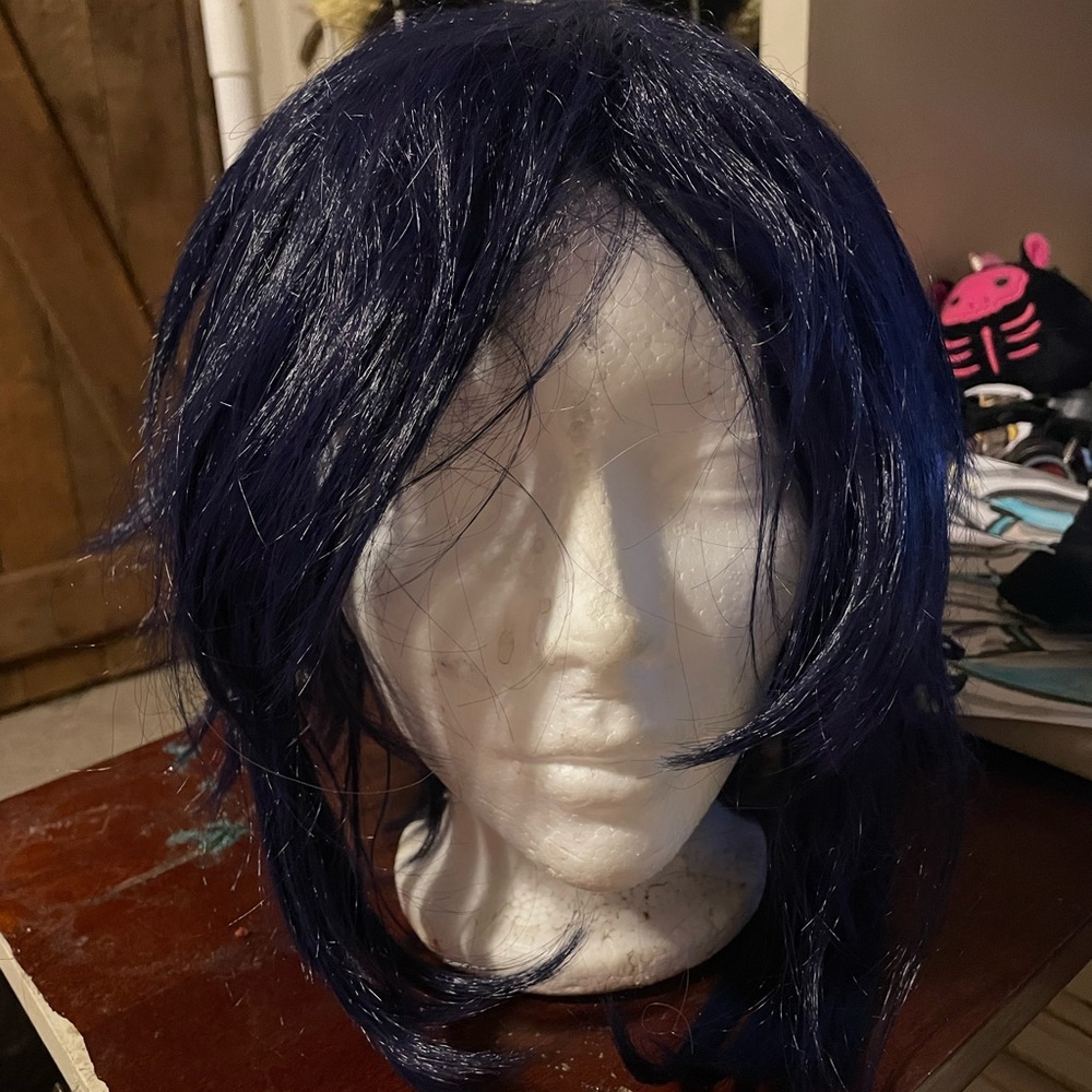Women's Dark Blue Wig